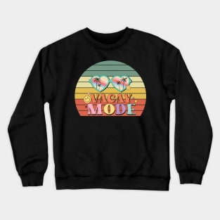 Retro Vintage Summer Vacay Mode Crewneck Sweatshirt